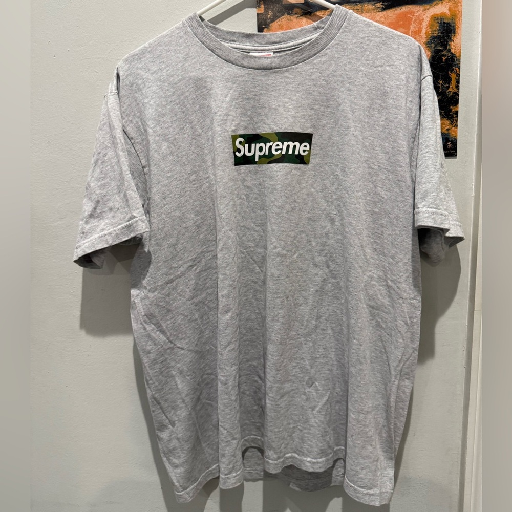 Supreme F/W 23' Camo box logo tee